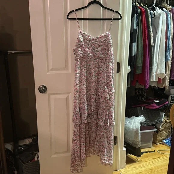 MINKPINK Pink Floral Liberty Midi Dress - Picture 3 of 5